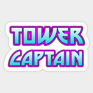 Tower Captain Cap Sticker